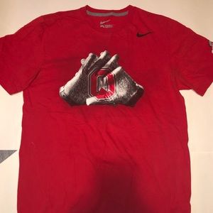 Nike Ohio state block O football tee shirt